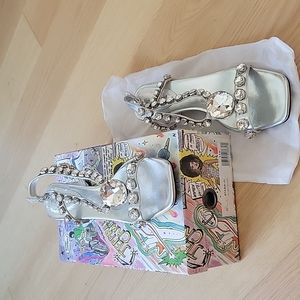 Jeffrey Campbell silver studded shoes